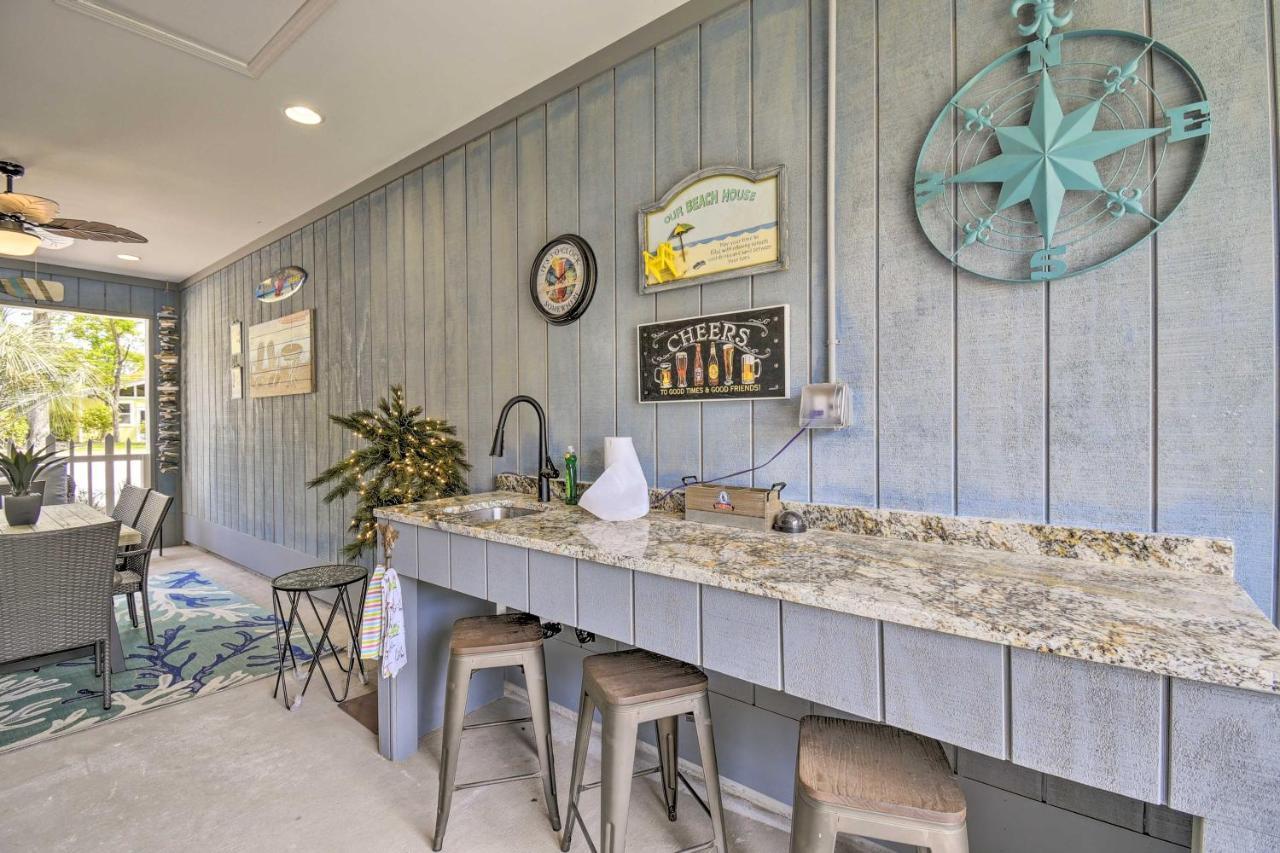 Ocean Isle Beach Home With Shared Lanai And Grill Eksteriør billede